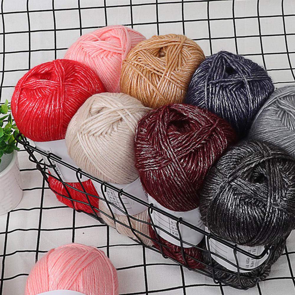 Amazon.com: CLISIL Black Metallic Yarn, 764 Yards, Cotton